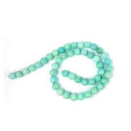 Amazonite 8 mm Round Loose Beads for Jewelery Making Bracelet, Necklace / Mala by tarotyoga.in