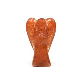 Natural Carnelian Crystal Stone Guardian Angel Figurine / Statue by tarotyoga.in