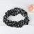 Natural Snowflake Obsidian Stone Chip Mala / Necklace by tarotyoga.in