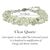 Natural Clear Quartz Crystal Stone Chip Bracelet by tarotyoga.in