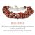 Natural Red Jasper Crystal Stone Chip Bracelet by tarotyoga.in