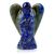 Natural Lapis Lazuli Crystal Stone Guardian Angel Figurine / Statue by tarotyoga.in