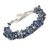 Natural Sodalite Crystal Stone Chip Bracelet by tarotyoga.in