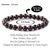 Garnet Crystal Stone 8 mm Round Bead Bracelet by tarotyoga.in