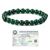 Green Aventurine Crystal Stone 8 mm Round Bead Bracelet by tarotyoga.in