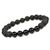 Lava with Black Onyx Crystal Stone Combination 8 mm Round Bead Bracelet by tarotyoga.in