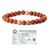 Red Jasper Crystal Stone 8 mm Round Bead Bracelet by tarotyoga.in