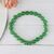 Green Jade Crystal Stone 8 mm Faceted Bead Bracelet by tarotyoga.in