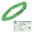 Green Jade Crystal Stone 8 mm Faceted Bead Bracelet by tarotyoga.in