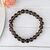 Smoky Quartz Crystal Stone 8 mm Faceted Bead Bracelet by tarotyoga.in