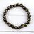 Black Agate Om Mani Padme Hum Crystal Stone 8 mm Round Bead Bracelet by tarotyoga.in