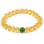 Citrine with Green Jade Crystal Stone Combination 8 mm Round Bead Bracelet by tarotyoga.in