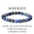 Sodalite Crystal Stone 8 mm Faceted Bead Bracelet by tarotyoga.in