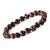 Red Tiger Eye Crystal Stone 8 mm Faceted Bead Bracelet by tarotyoga.in