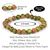 Unakite Crystal Stone 8 mm Faceted Bead Bracelet by tarotyoga.in