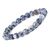 Sodalite Crystal Stone 8 mm Faceted Bead Bracelet by tarotyoga.in