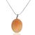 Citrine Oval Shape Crystal Stone Locket Pendant with Metal Chain by tarotyoga.in