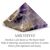 Amethyst Crystal Stone Pyramid by tarotyoga.in