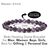 Amethyst 8 mm Faceted Bracelet by tarotyoga.in