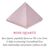 Rose Quartz Crystal Stone Pyramid by tarotyoga.in