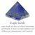 Lapis Lazuli Crystal Stone Pyramid by tarotyoga.in