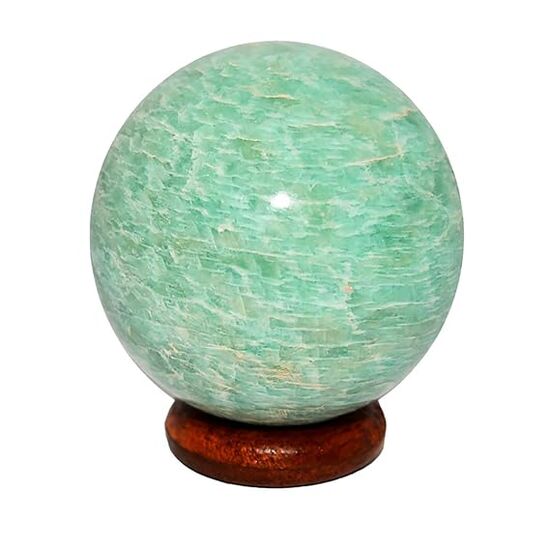 Amazonite Ball Sphere for Reiki Healing by tarotyoga.in