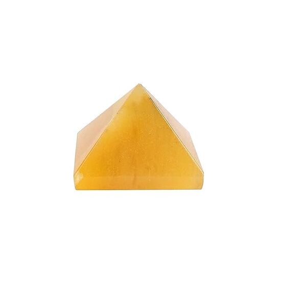 Citrine Crystal Stone Pyramid by tarotyoga.in