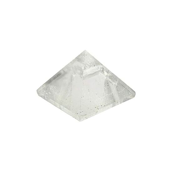 Clear Quartz Crystal Stone Pyramid by tarotyoga.in