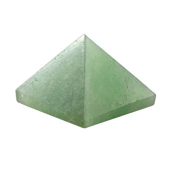 Green Jade Crystal Stone Pyramid by tarotyoga.in