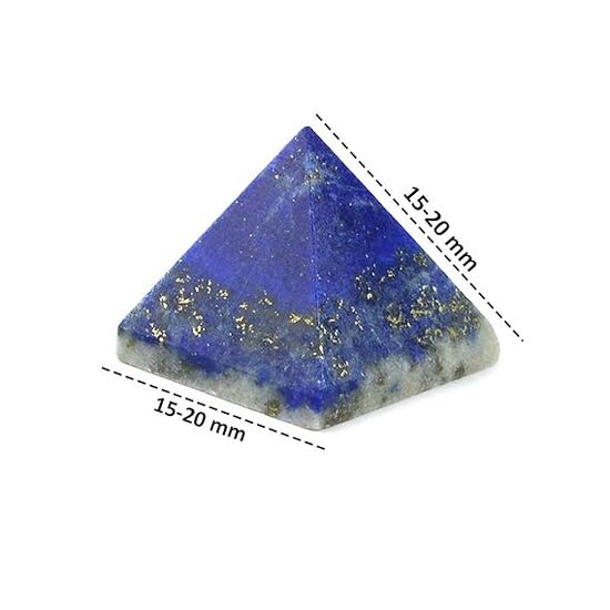 Lapis Lazuli Crystal Stone Pyramid by tarotyoga.in